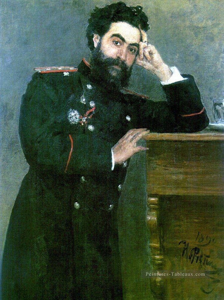 portrait de je r tarhanov 1892 Ilya Repin Peintures à l'huile
